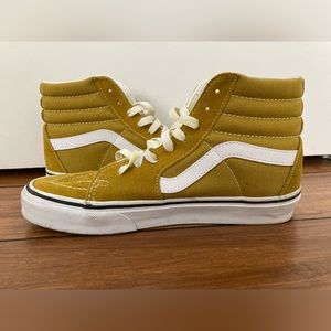 Vans Sk8-Hi Golden Yellow Skate Shoes
